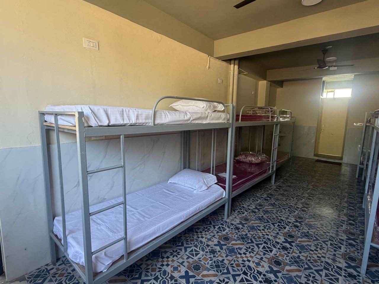 Dormitory bunk beds at Sala Stay In, Belur